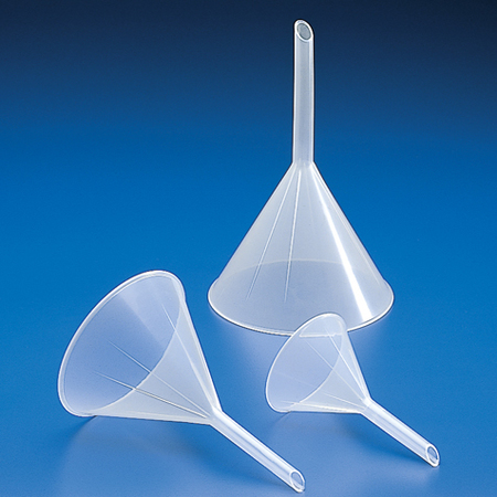 GLOBE SCIENTIFIC Funnel, Analytical, 50mm, PP, PK5 600147-5